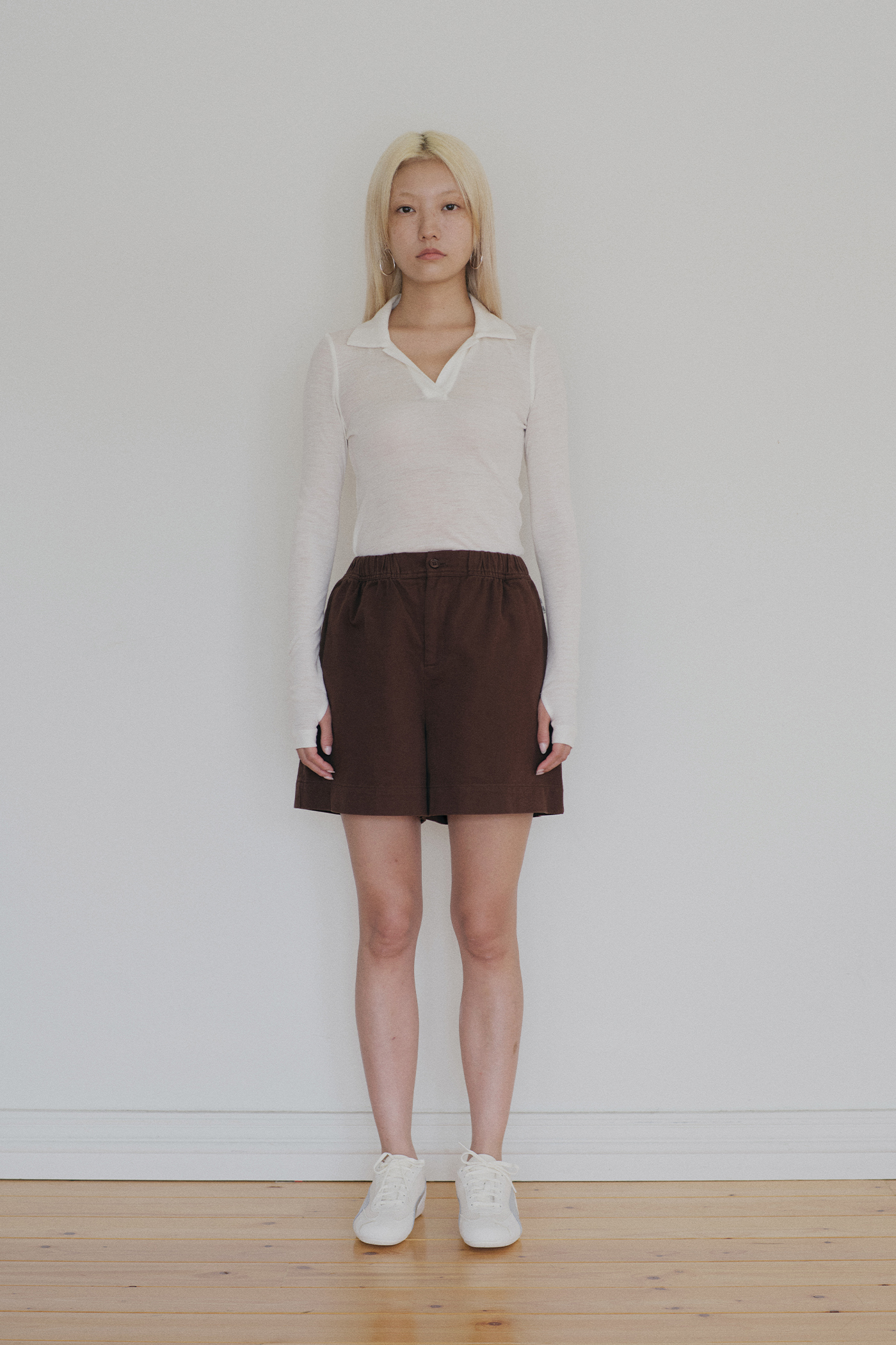 Washed Cotton Shorts