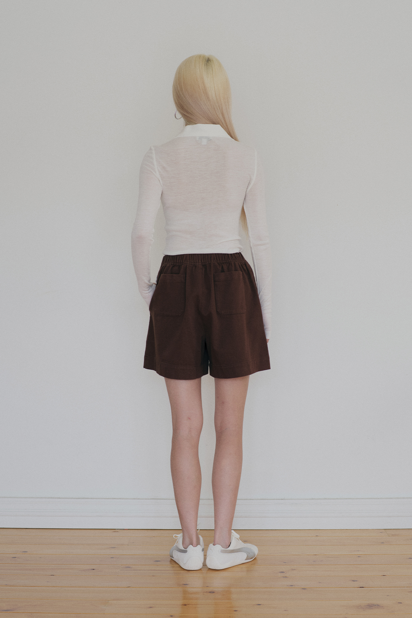 Washed Cotton Shorts