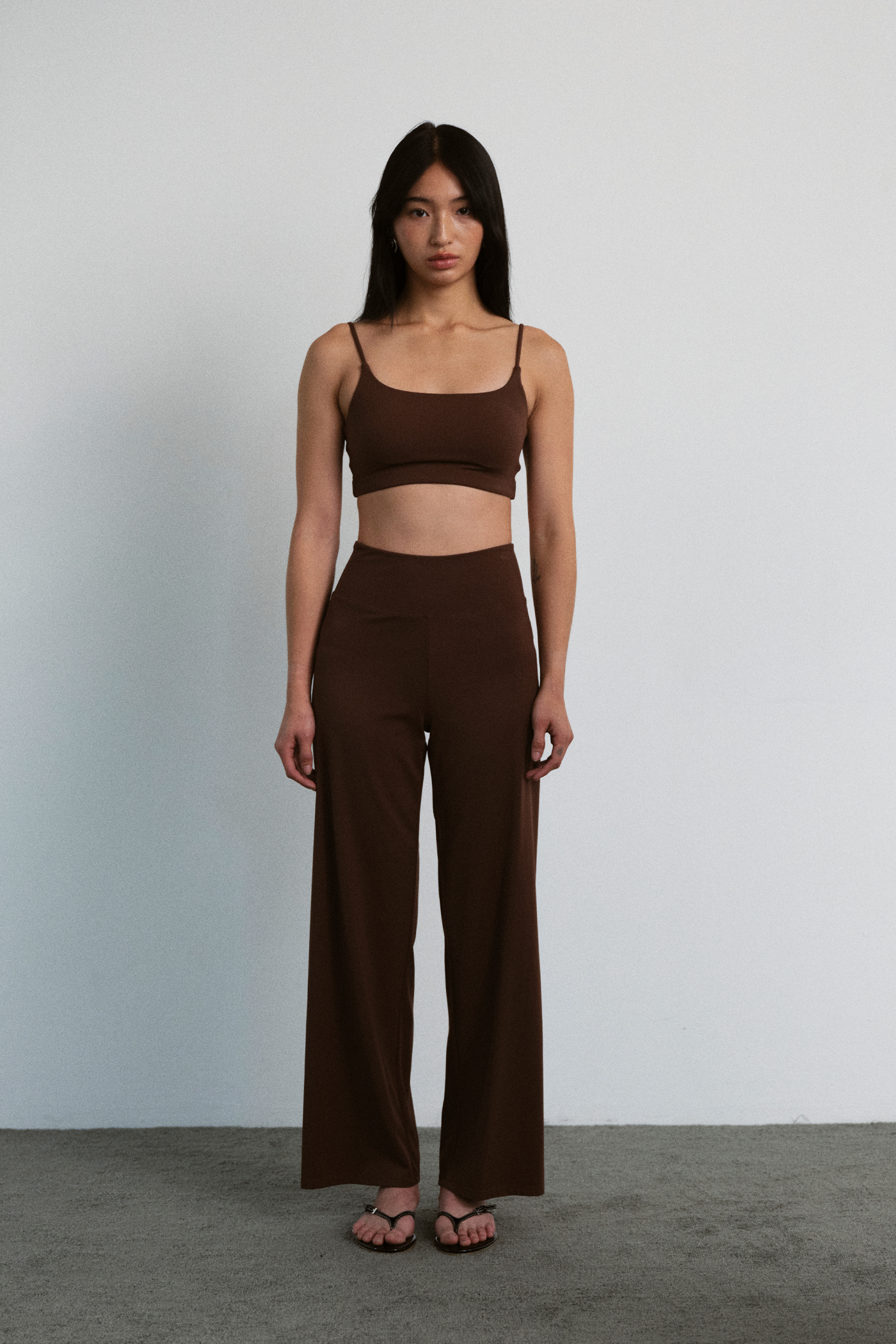 High Rise Wide Leg Pants