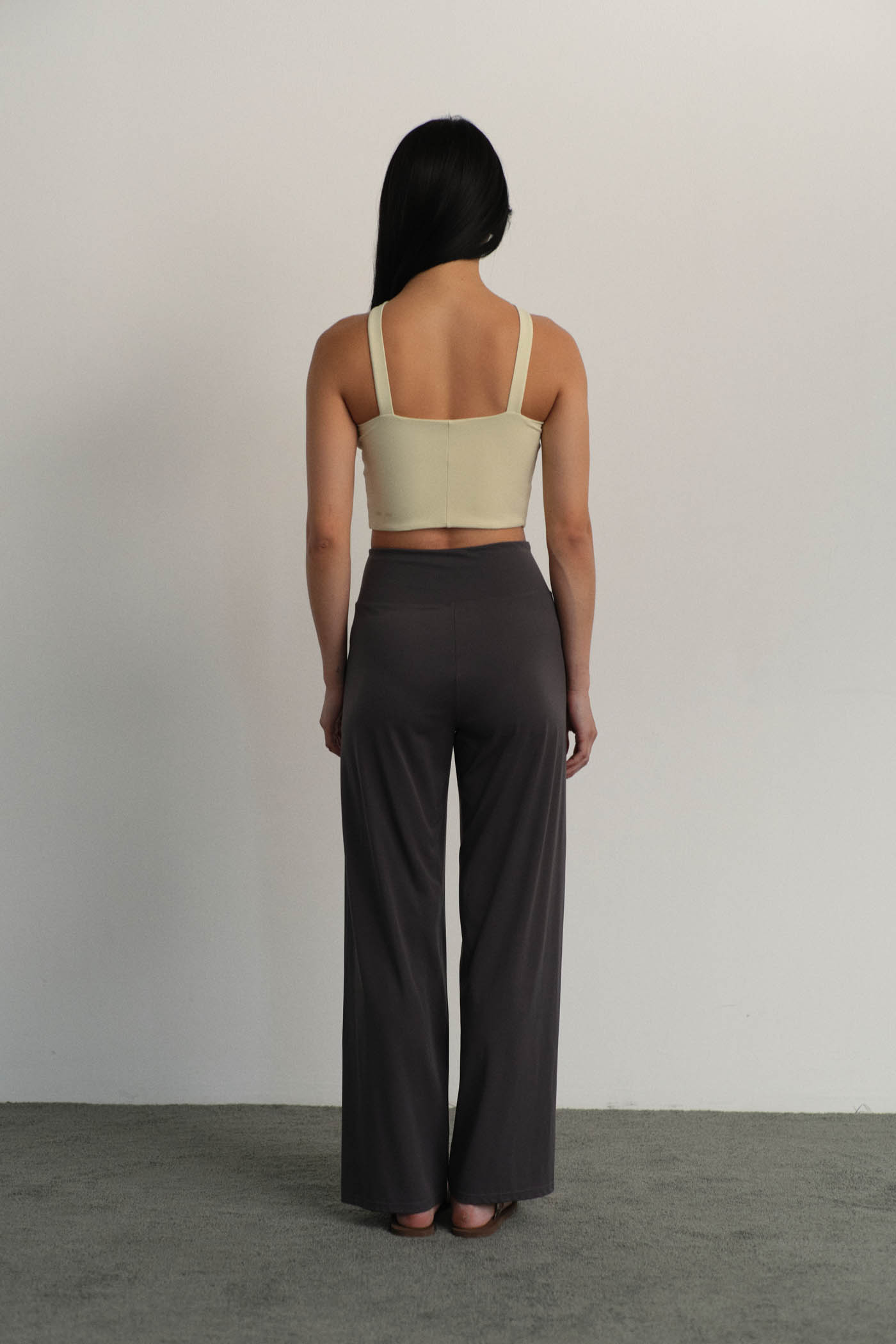 High Rise Wide Leg Pants