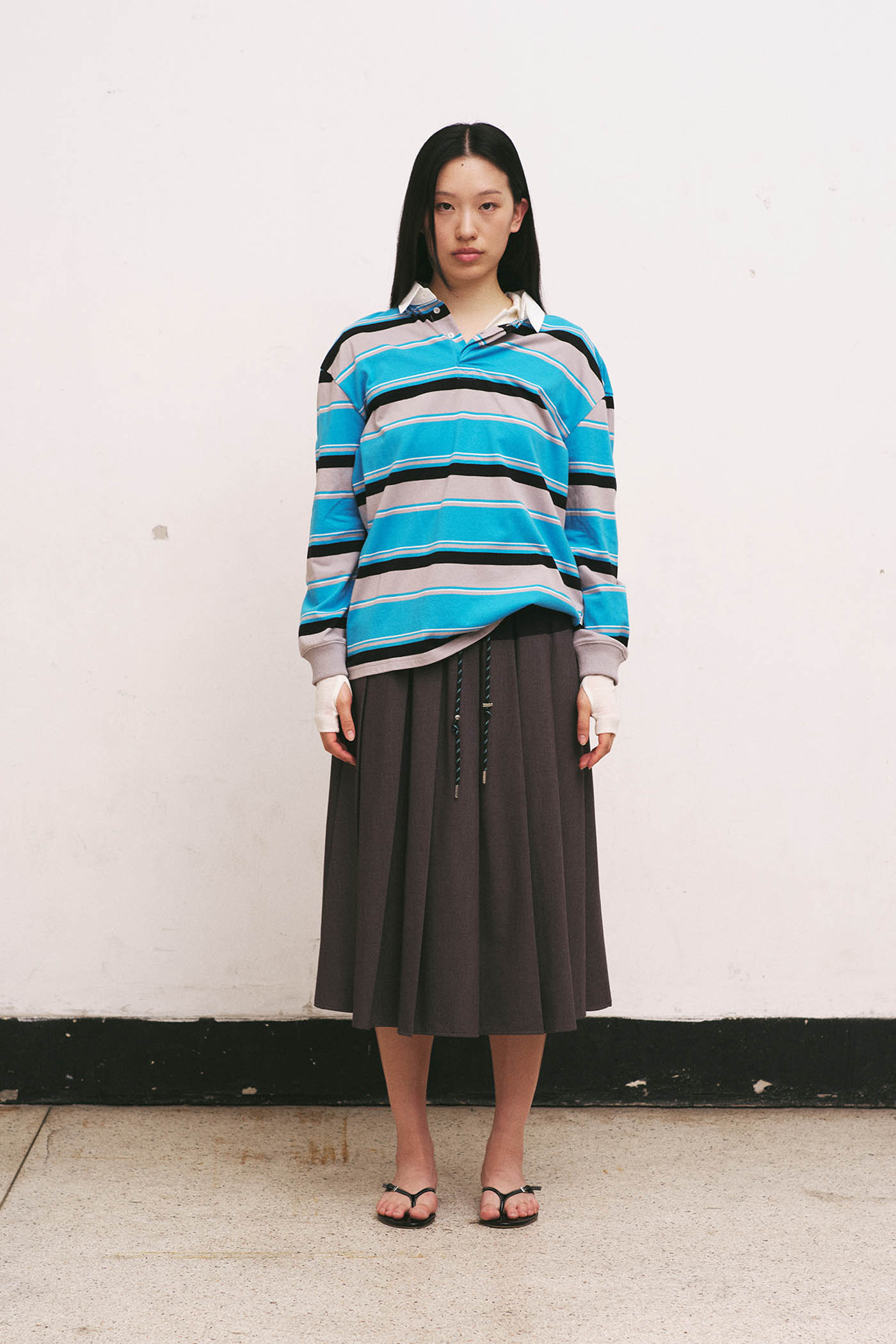 Long Sleeve Rugby Polo Shirt