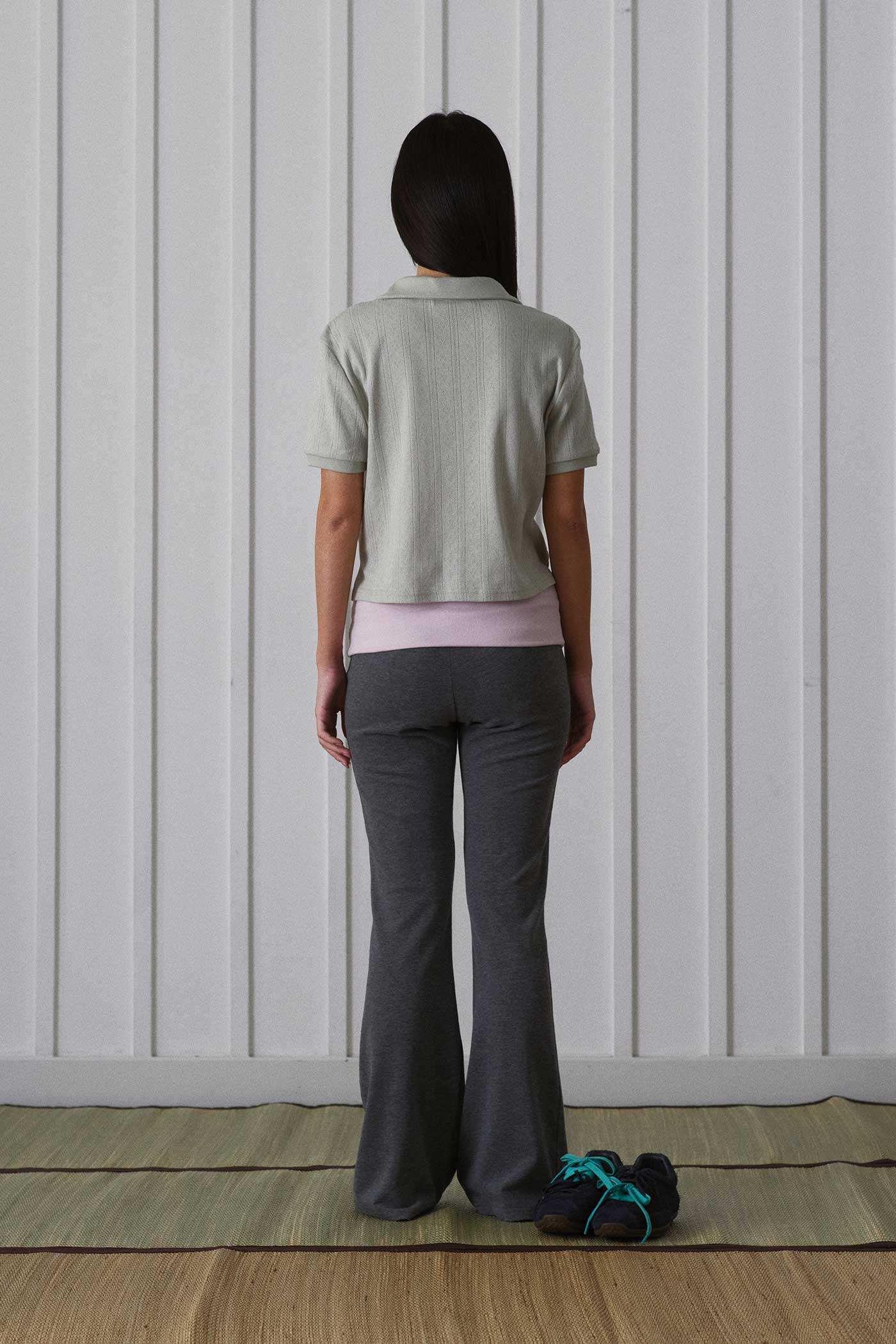 Pointelle Polo Shirt
